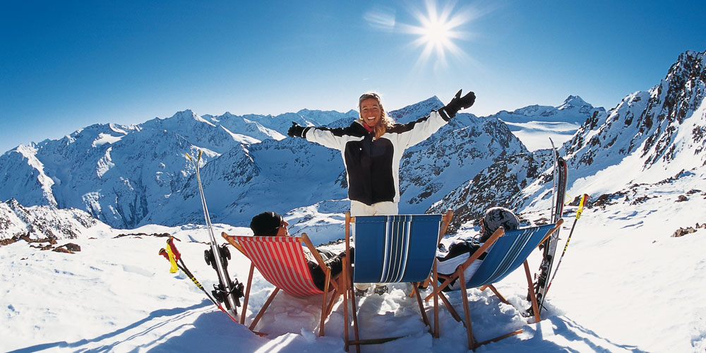Winter Gletscher & Skifahren in Sölden